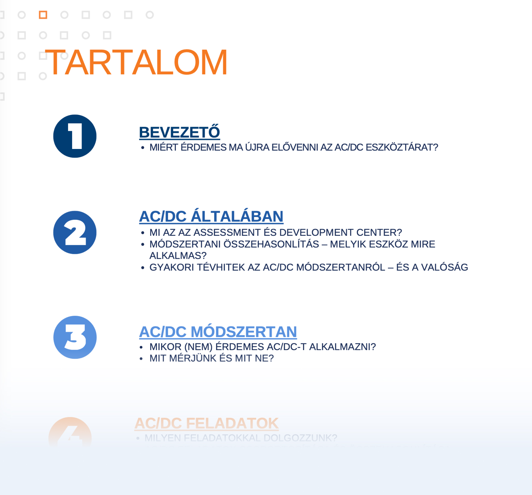 ACDC módszertan - Assessment Systems Hungary - Modern HR megoldások a vállalatod sikereiért